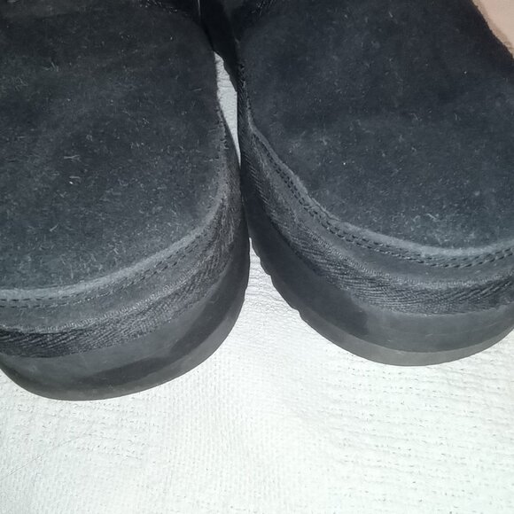UGG Neumal Platform Zip Suede Ankle Boots Women’s Size 8 - Picture 10 of 16